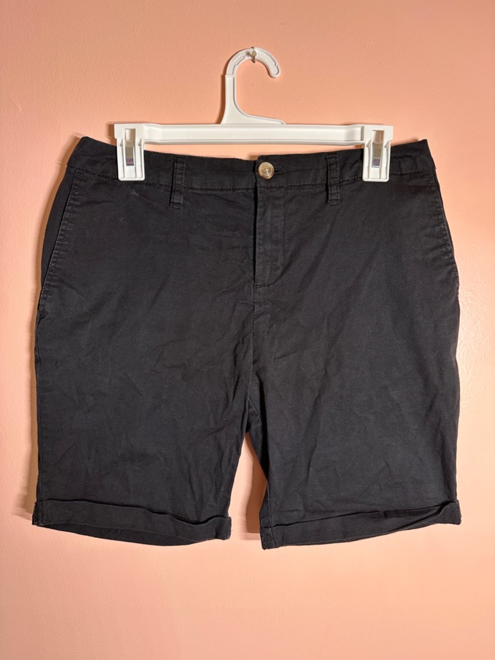 2000s Faded Glory Mid Rise Cotton Women's Bermuda Shorts
